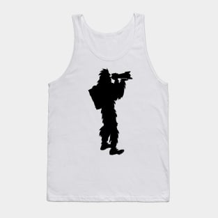 Bigfoot Looking Through Telescope Tank Top